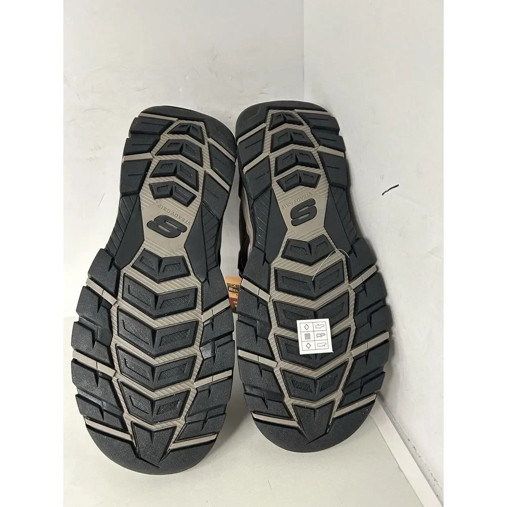 New Skechers Mens Relaxed Fit Tresmen Garo Chocolate Sz‎ 12